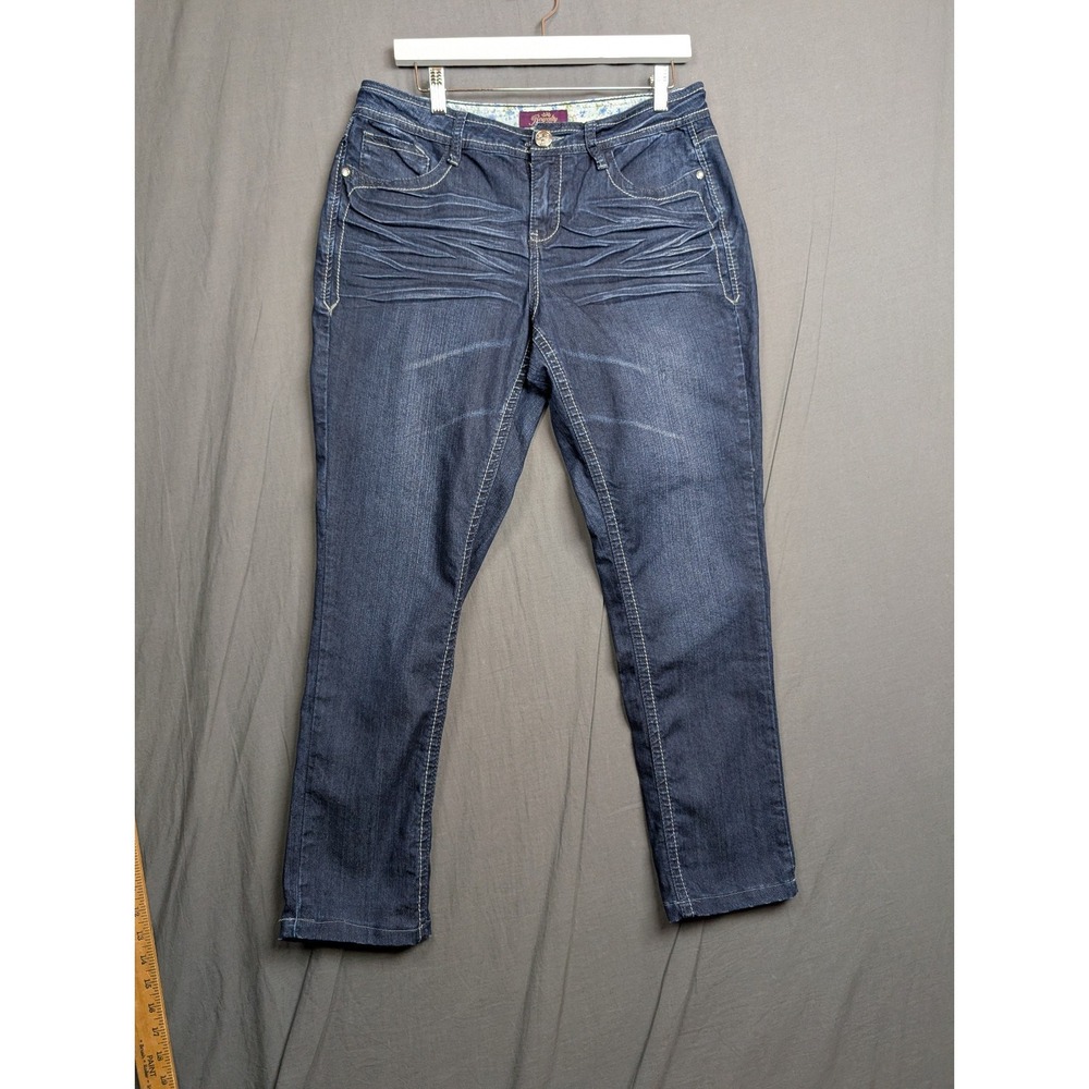 Women's Royalty For Me Blue Jeans Dark Denim‎ Size 10